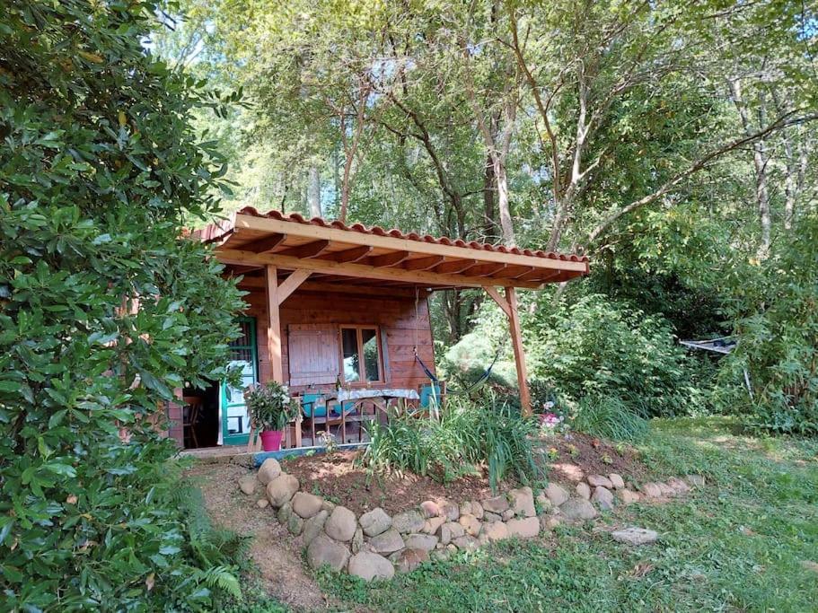 Cabane Dans Les Bois Avec Vue Sur Les Pyrenees Saint-Laurent-de-Neste Buitenkant foto